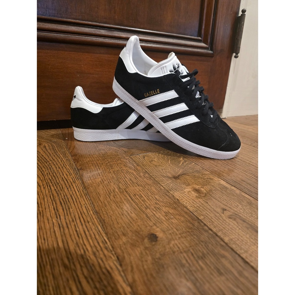 Adidas Gazelle black and white sneakers